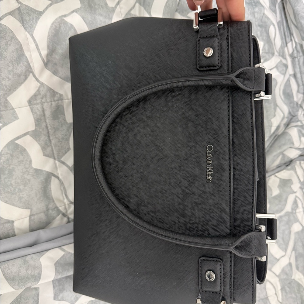 Calvin Klein Charcoal Shoulder Bag